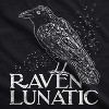 Raven Lunatic Adult Hoodie Funny Sarcastic Crow Lovers Graphic Novelty Hooded Sweatshirt - Crazy Dog Hoodie - 2 of 4