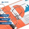 Premium Economy 3" Round Ring Binder 6pk Orange: Davis Group, Hard Cover, 600 Sheet Capacity, 2 Pockets, Polypropylene - 3 of 4