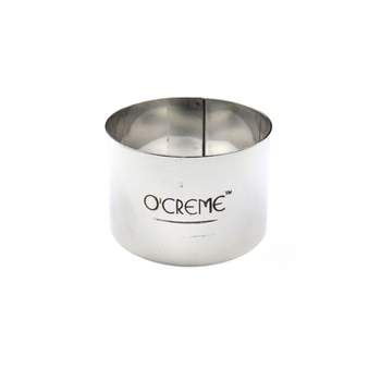 O'Creme Cake Ring, Stainless Steel, Round, 2-3/4" dia x 1-1/2" High