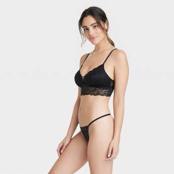 Women's Lace and Mesh String Thong - Auden™