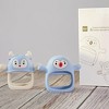 Smily Mia 2 in 1 Reindeer & Penguin Baby Teething Toy Set for Infants 3 Months Plus, Soothing Wearable Baby Chew Toy Sucking Needs - 2 of 4