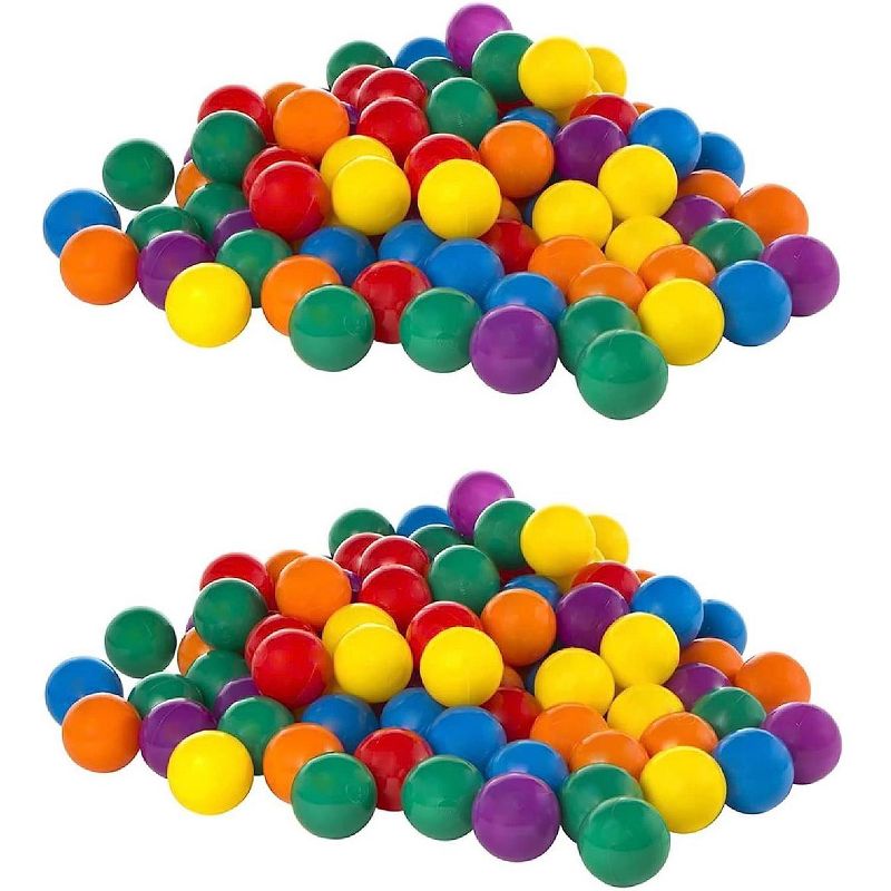 Intex Fun Ballz 100 Multi Colored 3 1/8-inch Plastic Balls (2-Pack), 1 of 4