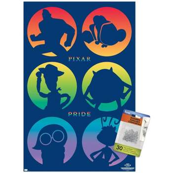 Trends International Disney Lilo And Stitch - Hearts Unframed Wall Poster  Print Clear Push Pins Bundle 22.375 X 34 : Target