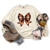 Simply Sage Market Women's Graphic Sweatshirt Coquette Fall Plaid - 3 of 4