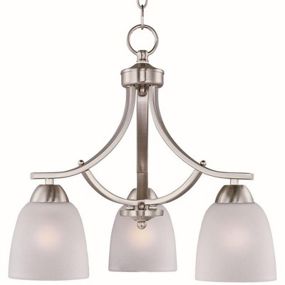 Maxim Lighting Axis 3 - Light Chandelier in  Satin Nickel