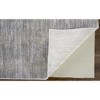 HomeRoots 2' X 3' Taupe Silver And Tan Abstract Power Loom Area Rug - 4 of 4