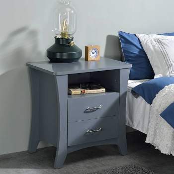 24" Colt Accent Table Gray Finish - Acme Furniture