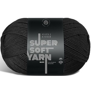 Hearth & Harbor Acrylic Yarn for Crocheting & Knitting - Soft Yarn for Crocheting, 370 Yards Knitting Yarn, Medium Worsted Weight Yarn 4 - 1 of 4