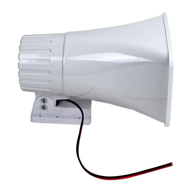 Pyle PHSP5 8" 65W 8-Ohm Indoor & Outdoor PA Horn Speaker 65 Watts, White, 4 of 7