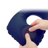 Unique Bargains Inflatable Travel Pillow Press to Inflate for Airplane Train Office - 3 of 4