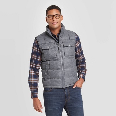 mens puffer vest target