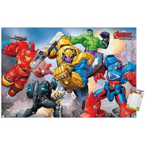 Trends International Marvel Avengers: Mechstrike - Battle Unframed Wall Poster Prints - 1 of 4