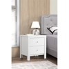 Glory Furniture Burlington 2 Drawer Nightstand in White - image 2 of 4