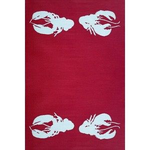 Mad Mats Four Lobster Red & Aqua - 1 of 4
