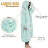 Catalonia Womens' Full Body Oversized Blanket Hoodie Sweatshirt, Extra Long Wearable Fleece Pullover, Gift for Women Wife Girlfriend - 3 of 4