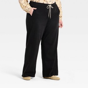 Women's High-Rise Pull-On Pants - Universal Thread™ Black XXL : Target