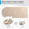 Aoodor Outdoor Tufted Back Cushions Patio Replacement Chair Cushion with Ties, Water and Fade Resistant for All Weather, Set of 2 - 4 of 4