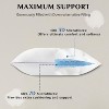 BRINJOY Standard Size Pillow - Machine Washable Support Pillow with Down Alternative Fill, Luxury Hotel Quality for Side, Back & Stomach Sleepers - 2 of 4