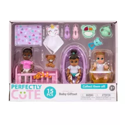 Perfectly Cute 4" Baby Doll 15 Piece Giftset