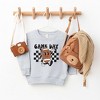 The Juniper Shop Football Game Day Checkered Toddler Graphic Sweatshirt - 2 of 2