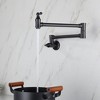 Black Foldable Rotating Wall-mounted Dual-handle Faucet - 3 of 3