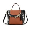 MKF Collection Flora Vegan Leather Satchel Handbag with Functional Design by Mia K - 2 of 4