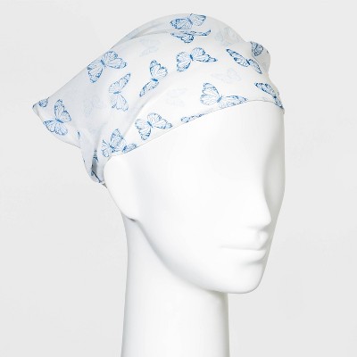 Butterfly Print Headscarf - Wild Fable&#8482; Blue/White