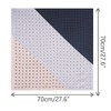 INSPIRE CHIC Women Contrast Color Retro Printed Square Satin Bandanas Neck Scarves 1Pc - 3 of 4