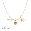 Clotth Ocean-Inspired Elegance Shell Necklace with Starfish and 18K Gold Plating for Women - Titanium Steel Boho Summer Beach Choker - 3 of 4