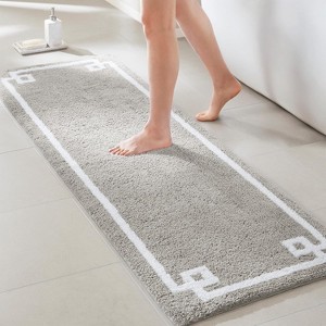 KWPZQEB Bathroom Rugs Mat, Extra Soft Cotton Tufted Bath Rugs, Latex Backing, Bath Mats for Bathroom Floor, Tub and Shower - 1 of 4