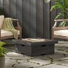 Bolton Outdoor Light Weight Concrete Fire Pit: Includes Screen & Poker - Christopher Knight Home - 4 of 4