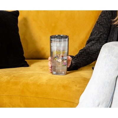 Peanuts Charlie Brown Clear Insulated Travel Tumbler with Lid