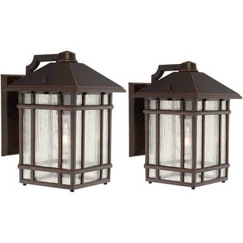 Kathy Ireland Sierra Craftsman 16 1/2 High Outdoor Wall Light