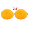 Unique Bargains Kitchen Plastic Dish Bowl Pan Washing Cleaning Ball Brush Scrubber Cleaner Yellow 6 Pcs - 2 of 3