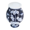 Sagebrook Home Blue and White Ceramic Vase - Contemporary 9" Floral Chinoiserie Vase for Home or Office Decor - 4 of 4