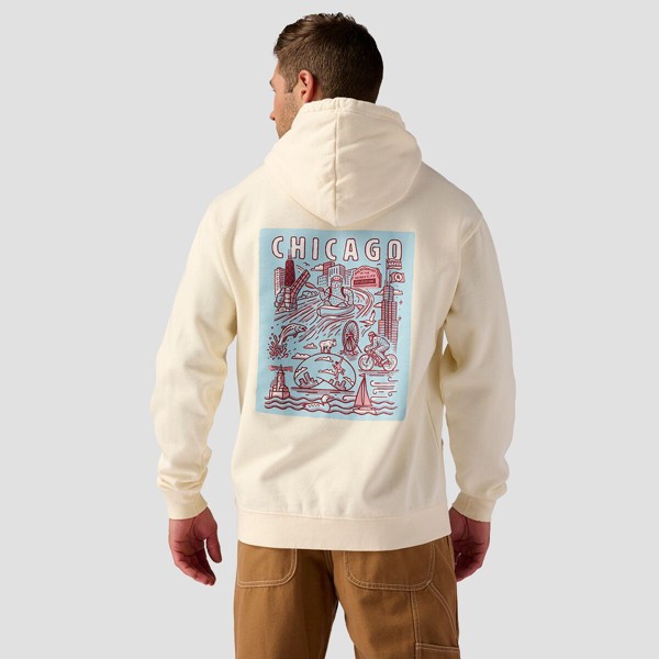 Sudadera con capucha Chicago Poster de Backcountry 2