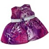 Doll Clothes Superstore Fuschia Print Dress Fits 15-16 Inch Baby Dolls - 4 of 4