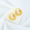 RMZ GOLD NYC Gold nugget Hoop earrings - 4 of 4