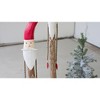 Holiday Wood and Metal Santa Figures – Set of 2 with Rope Arms by Kalalou - 2 of 3