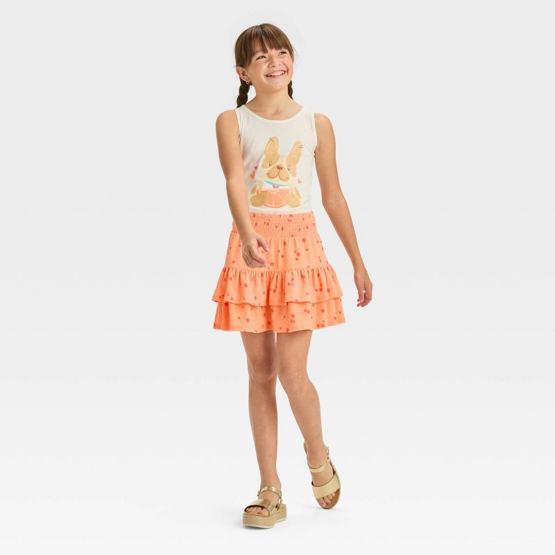 Girls&#39; Crinkle Knit Tiered Skirt - Cat &#38; Jack&#8482;, 4 of 7