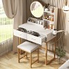 Makeup Vanity Table Set for Bedroom - 3 of 4