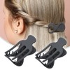 Unique Bargains Women's Plastic Hair Claws 3.39"x1.89"x0.91" 2Pcs - 2 of 4