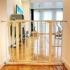 BalanceFrom Easy Walk-Thru Safety Gate for Doorways and Stairways 30-Inch Tall, Fits 29.1 - 33.8 Inch, White - 3 of 4