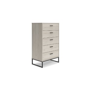 Signature Design by Ashley Contemporary Socalle Chest of Drawers, Light Natural - 1 of 4