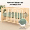 KeaBabies Isla Waterproof Crib Sheets for Boys, Girls, 2pk Baby Fitted Crib Sheet, Waterproof Crib Mattress Protector Sheets - 2 of 4