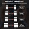 Synergee Adjustable Chrome Dumbbells - 3 of 4
