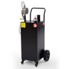 Fuel Tank with Pump, Heavy Duty Gas Caddy Transfer Tank with Wheels & Hose - 2 of 4