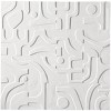 Wood Geometric Intricately Carved Wall Decor White - CosmoLiving by Cosmopolitan: Contemporary Style, Indoor Vertical Art - 4 of 4