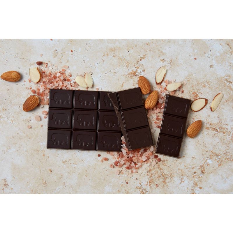 Endangered Species Candy Chocolate Dark Chocolate with Sea Salt &#38; Almonds - 3oz, 5 of 7