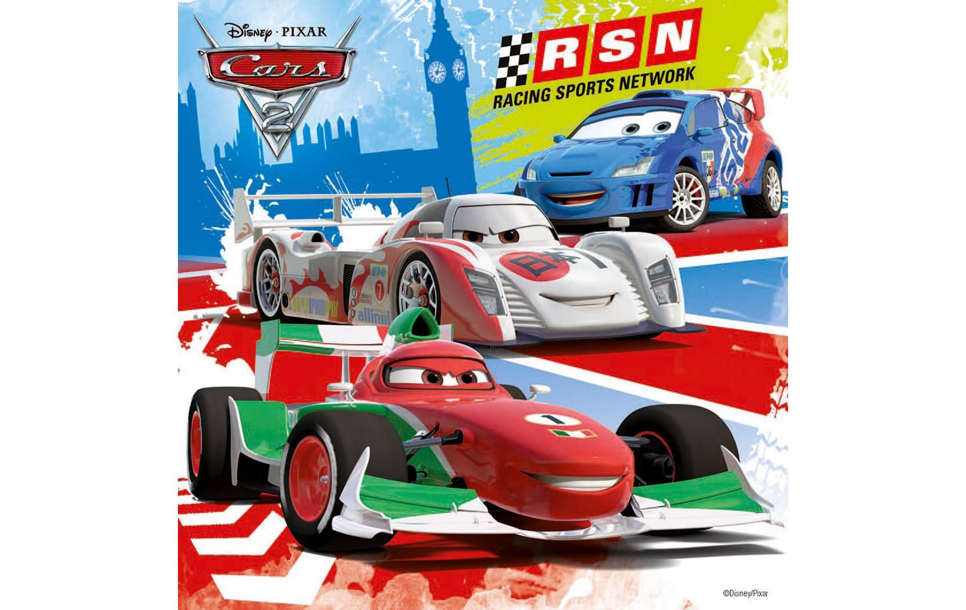 Ravensburger  Disney Cars: Worldwide Racing Fun 3x49pc Jigsaw Puzzle Set